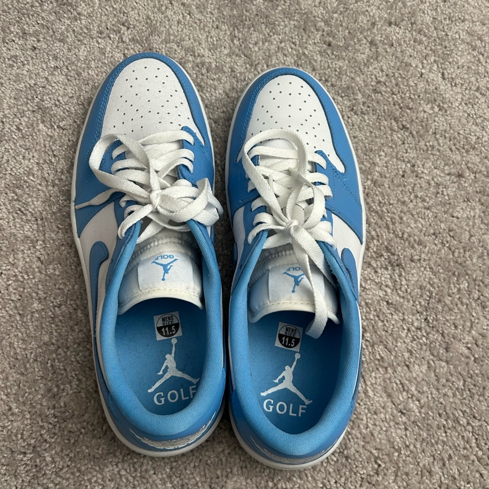 Nike Air Jordan Shoes - Blue and White